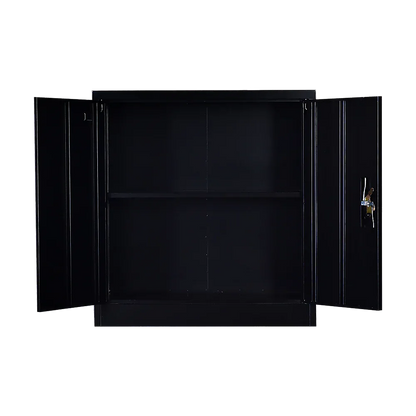 Two-Door Shelf Office Gym Filing Storage Locker Cabinet Safe - Mekamart Australia