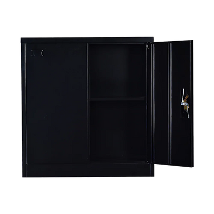 Two-Door Shelf Office Gym Filing Storage Locker Cabinet Safe - Mekamart Australia