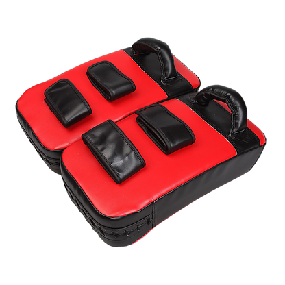 2 x Thai Boxing Punch Focus Pad Mitts Training Strike Shields Set