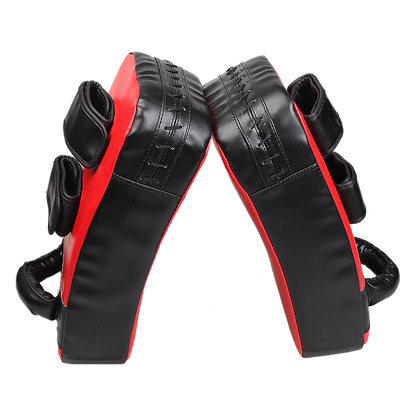 2 x Thai Boxing Punch Focus Pad Mitts Training Strike Shields Set