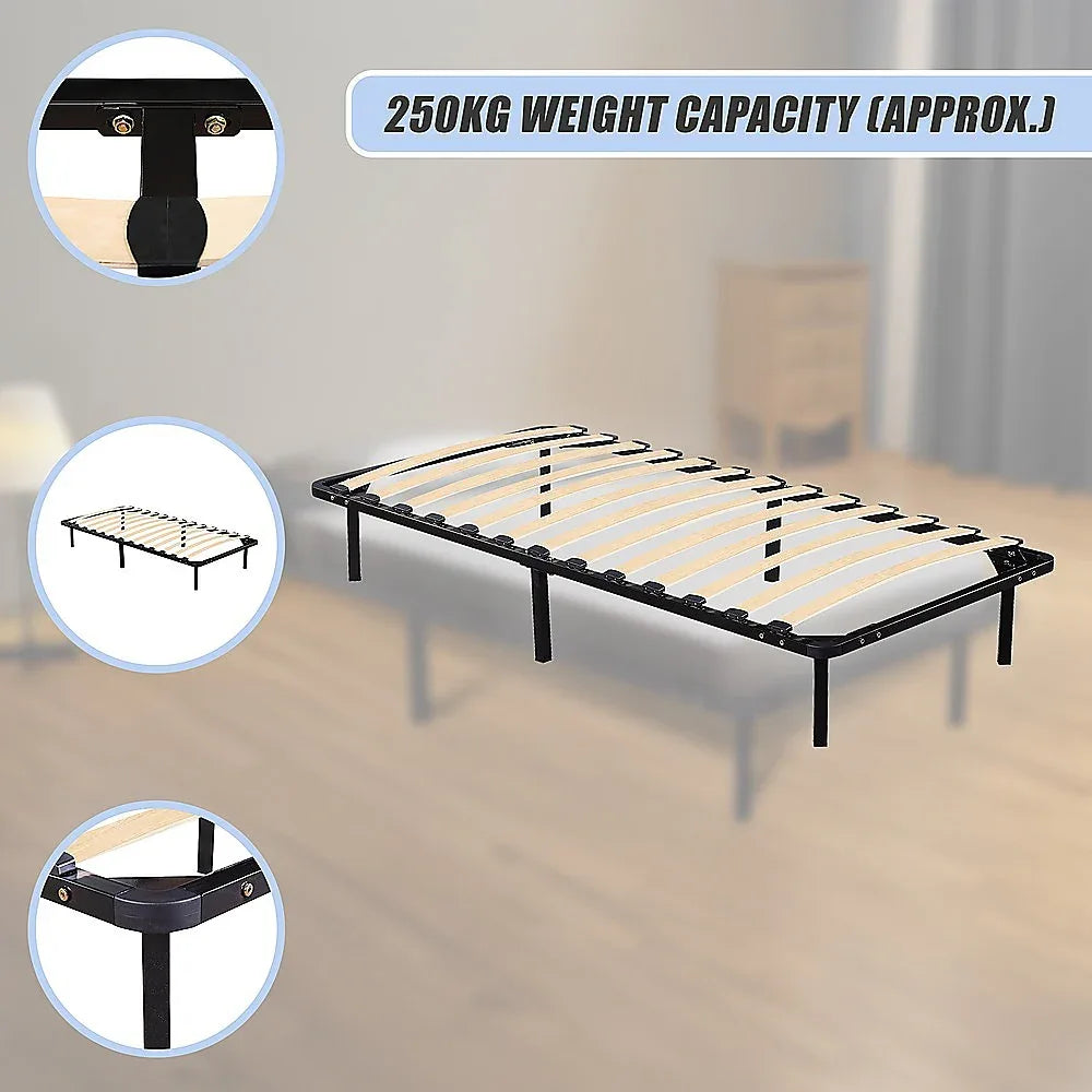 Single Metal Bed Frame - Bedroom Furniture - Mekamart Australia
