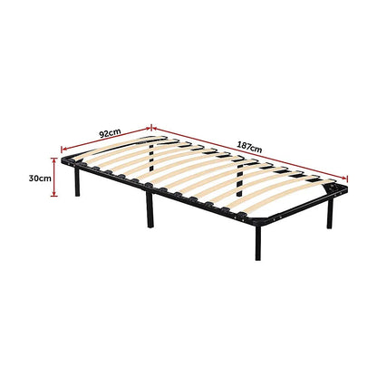 Single Metal Bed Frame - Bedroom Furniture - Mekamart Australia