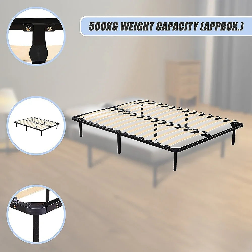 Double Metal Bed Frame - Bedroom Furniture - Mekamart Australia
