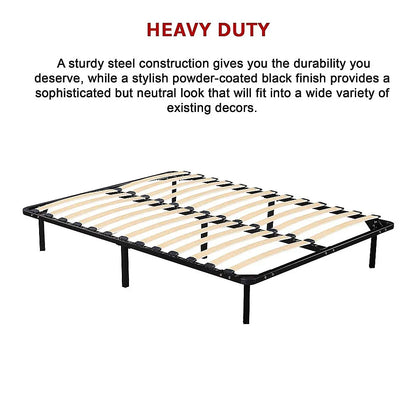 Double Metal Bed Frame - Bedroom Furniture - Mekamart Australia
