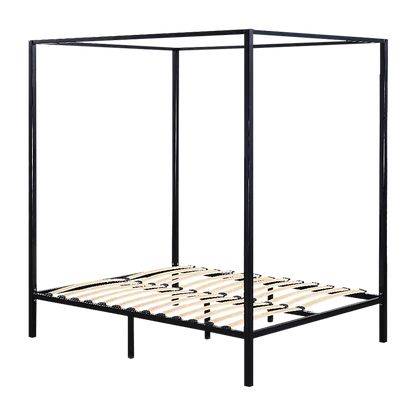 4 Four Poster Double Bed Frame - Mekamart Australia