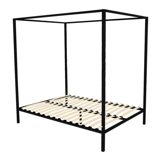 4 Four Poster Queen Bed Frame - Mekamart Australia