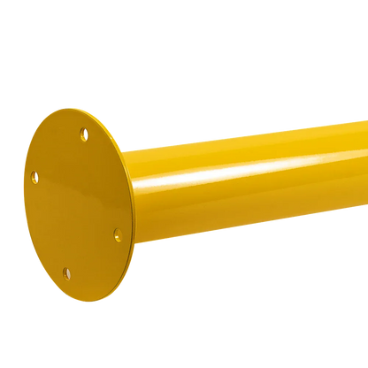 Yellow Heavy Duty Steel Bollard Post - Mekamart Australia