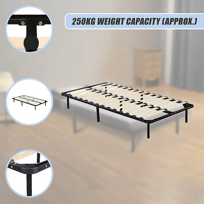 King Single Metal Bed Frame - Bedroom Furniture - Mekamart Australia