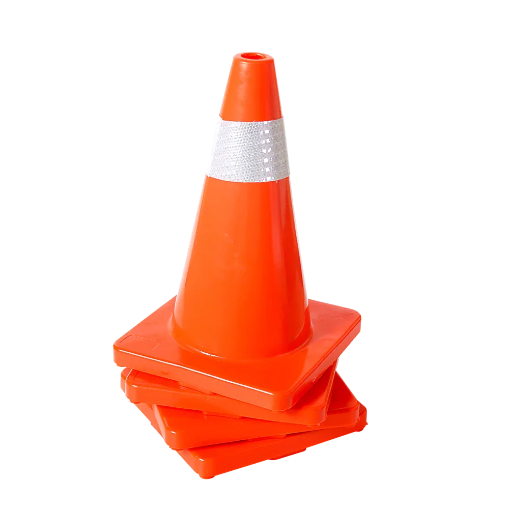 4pcs 45cm Road Traffic Cones Reflective Overlap Parking Emergency Safety Cone - Mekamart Australia