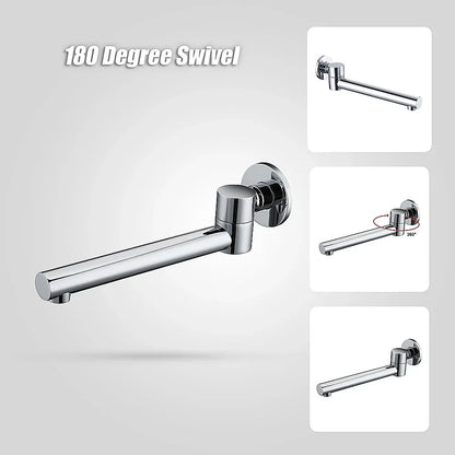 240mm Brass Bath Safety Spout Swivel - Mekamart Australia