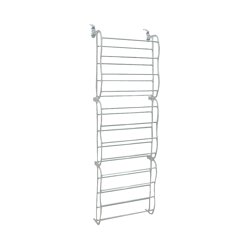 36 Pair Shoe Holder Organiser Over The Door Hanging Shelf Rack Storage Hook - Mekamart Australia