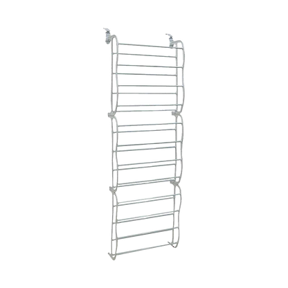 36 Pair Shoe Holder Organiser Over The Door Hanging Shelf Rack Storage Hook - Mekamart Australia