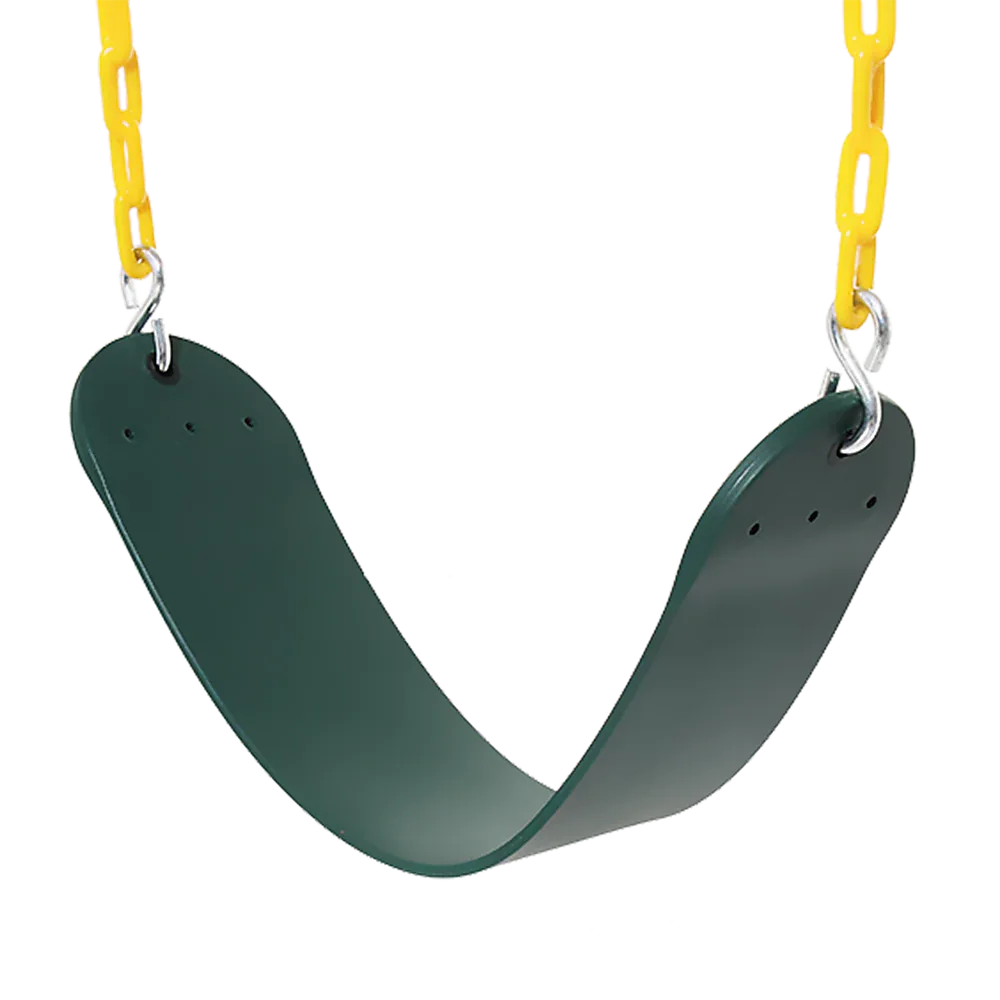 2 Pack Swings Seats Heavy Duty 66" Chain Plastic Coated Playground Swing - Mekamart Australia