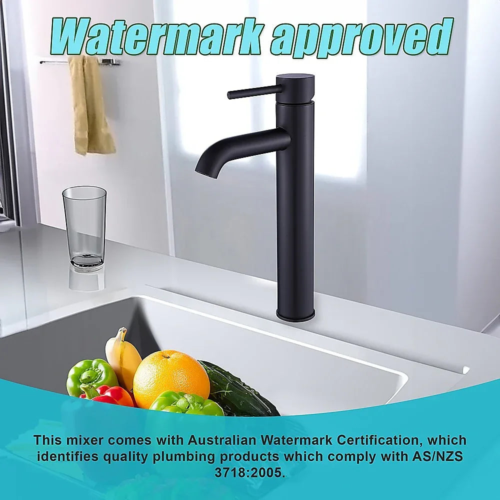 Tall Basin Mixer Tap Faucet -Kitchen Laundry Bathroom Sink - Mekamart Australia