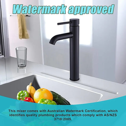 Tall Basin Mixer Tap Faucet -Kitchen Laundry Bathroom Sink - Mekamart Australia