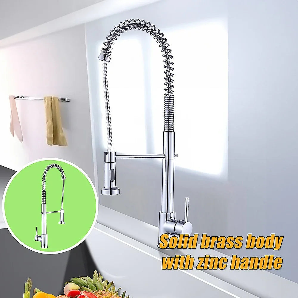 Basin Mixer Pull-Out Kitchen Tap Faucet Laundry Sink - Mekamart Australia