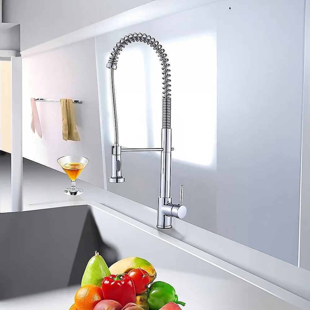 Basin Mixer Pull-Out Kitchen Tap Faucet Laundry Sink - Mekamart Australia