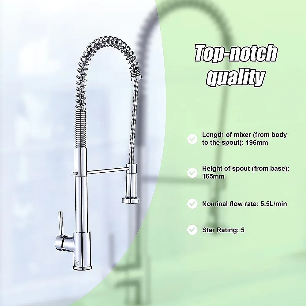 Basin Mixer Pull-Out Kitchen Tap Faucet Laundry Sink - Mekamart Australia