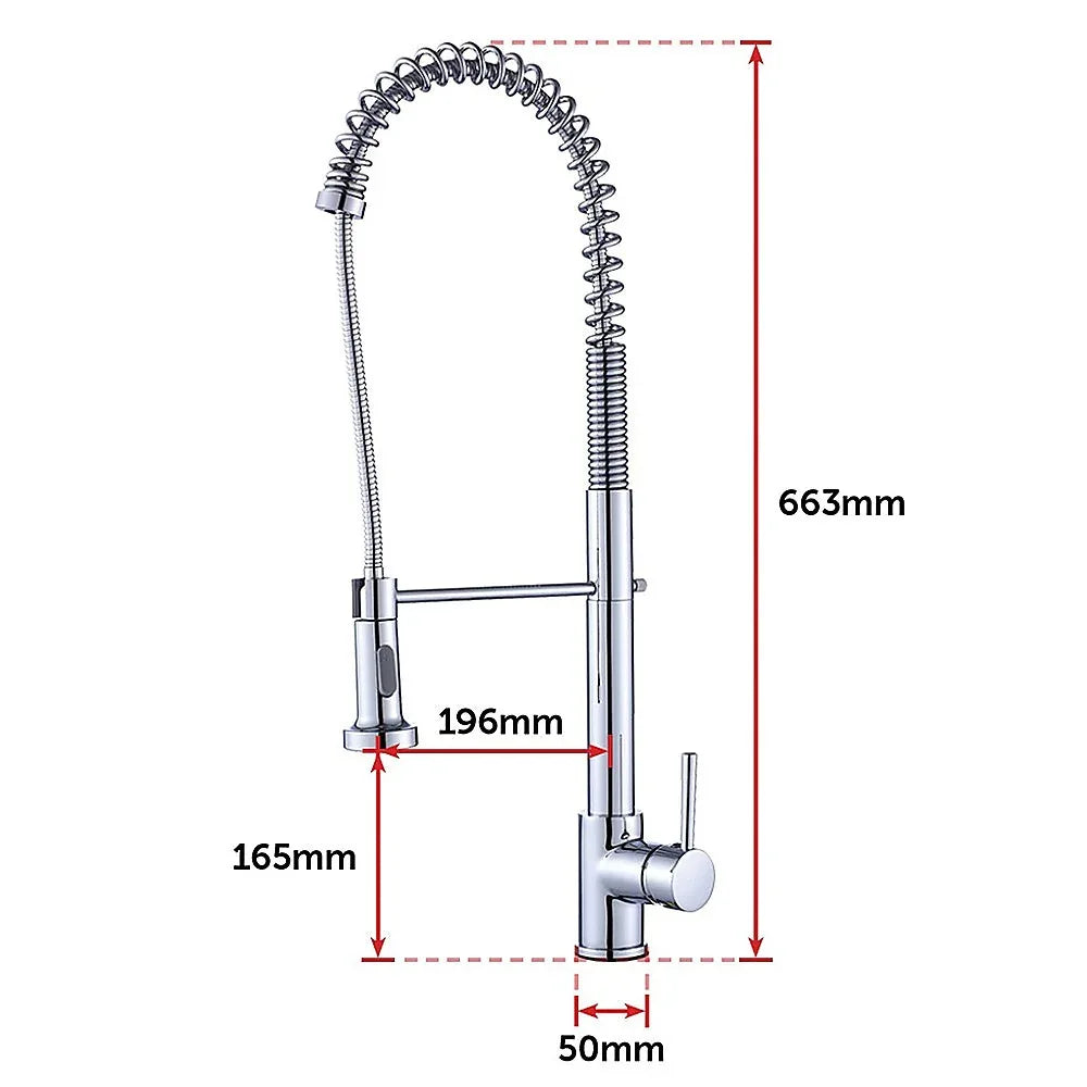 Basin Mixer Pull-Out Kitchen Tap Faucet Laundry Sink - Mekamart Australia