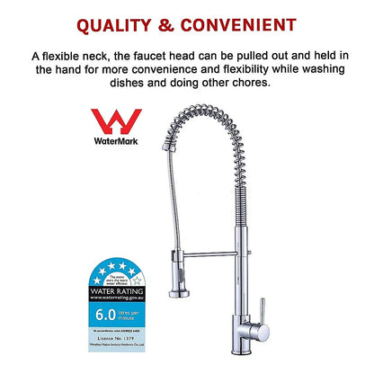 Basin Mixer Pull-Out Kitchen Tap Faucet Laundry Sink - Mekamart Australia