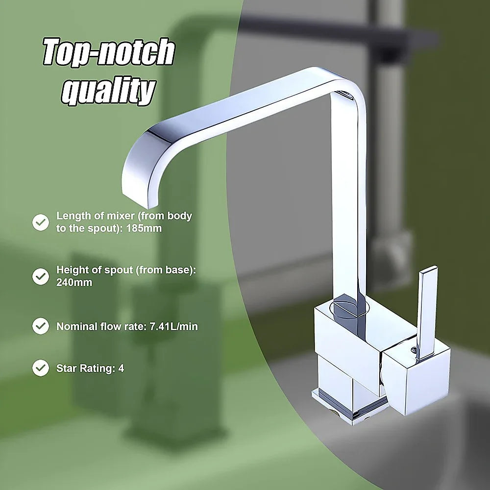 Basin Mixer Tap Faucet - Kitchen Laundry Bathroom Sink - Mekamart Australia