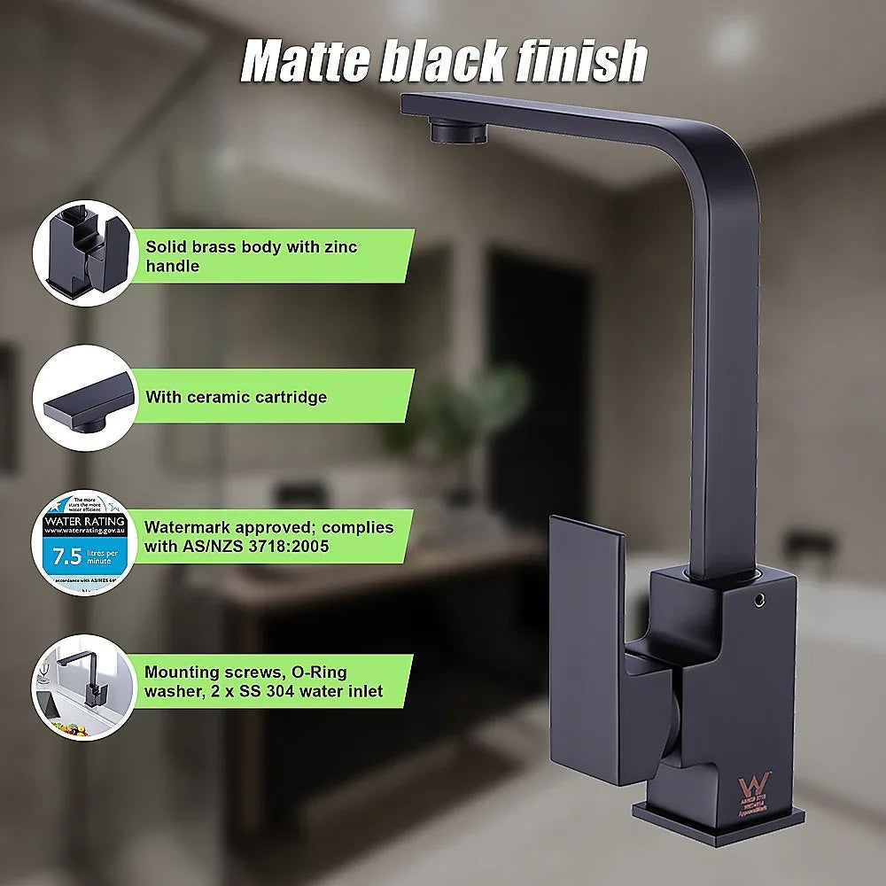 Kitchen Mixer Tap Faucet - Laundry Bathroom Sink - Mekamart Australia