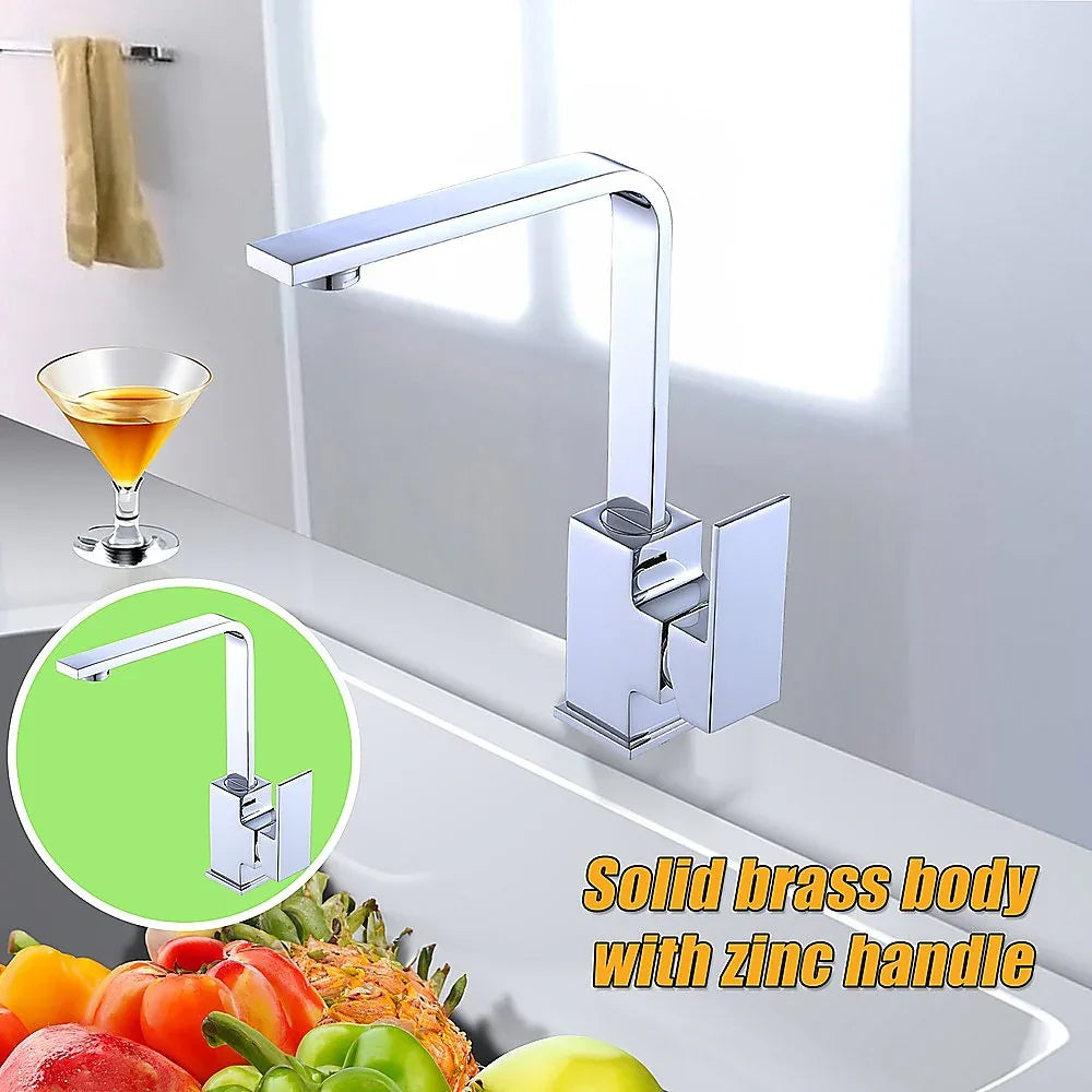 Kitchen Mixer Tap Faucet - Laundry Bathroom Sink - Mekamart Australia