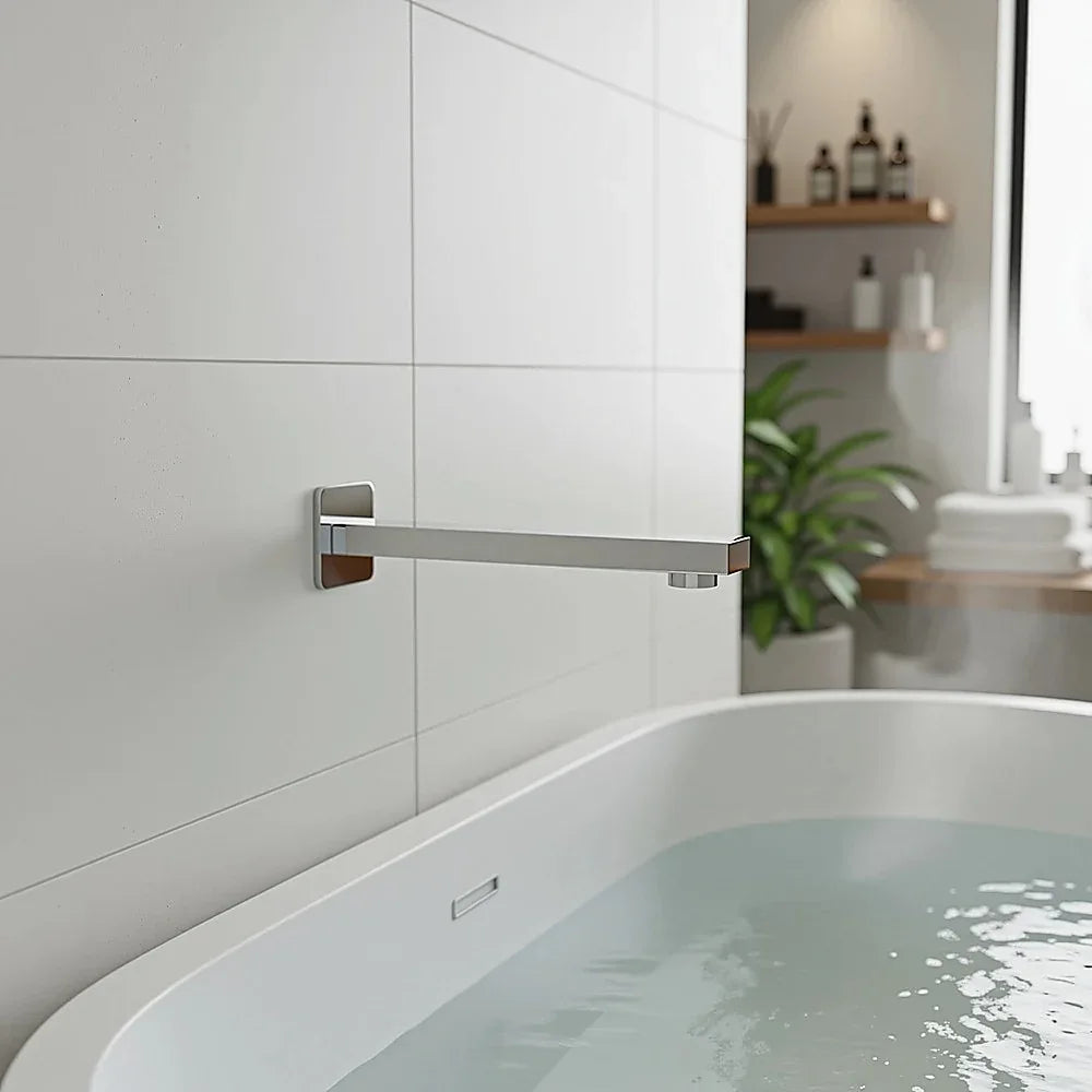228mm Bath Spout Polished Chrome Finish - Mekamart Australia