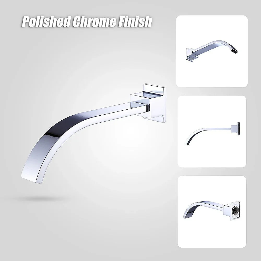 180mm Bath Spout Polished Chrome Finish - Mekamart Australia
