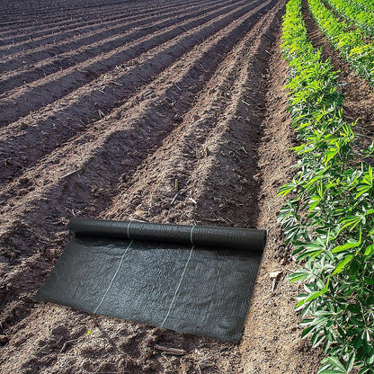 Heavy Duty Weed Control PP Woven Fabric Weed Mat Gardening Plant 0.92m x 20m - Mekamart Australia