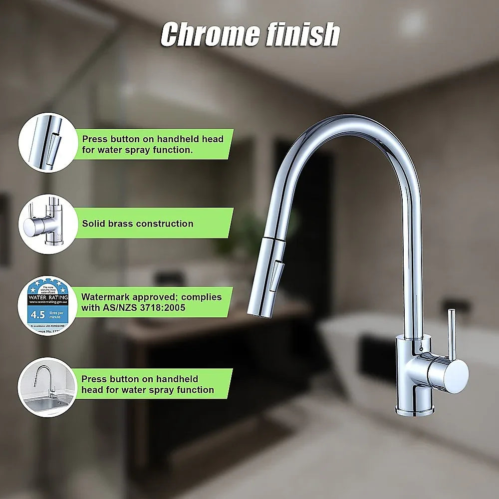 Basin Mixer Tap Faucet -Kitchen Laundry Bathroom Sink - Mekamart Australia