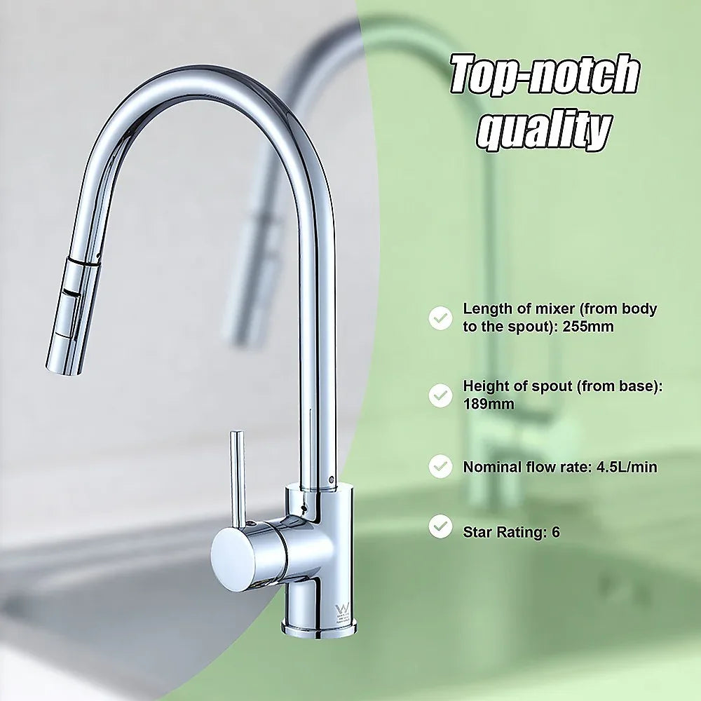 Basin Mixer Tap Faucet -Kitchen Laundry Bathroom Sink - Mekamart Australia