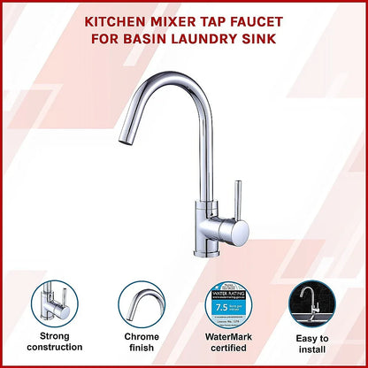 Kitchen Mixer Tap Faucet for Basin Laundry Sink - Mekamart Australia