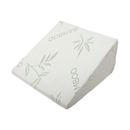 Cool Gel Memory Foam Bed Wedge Pillow Cushion Neck Back Support Sleep with Cover - Mekamart Australia