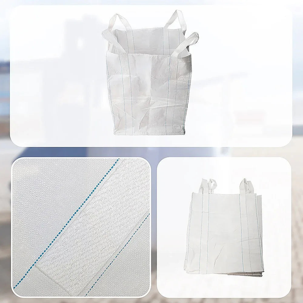 4 x 1 tonne FIBC Polypropylene UV Rated Builder / Bulk / Landscape Bags - Mekamart Australia
