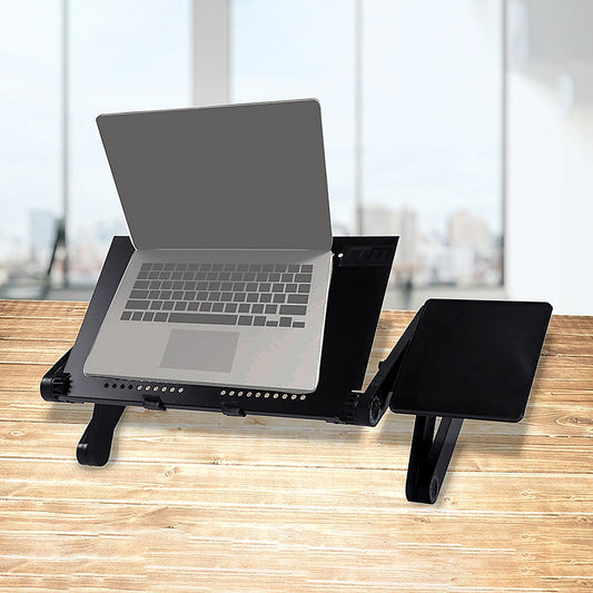 Aluminium Alloy Folding Laptop Stand Desk Table with Mouse Tray