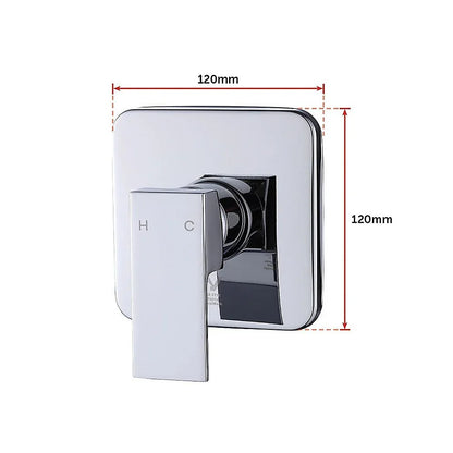 Shower Bath Mixer Tap Bathroom WATERMARK Approved - Chrome - Mekamart Australia