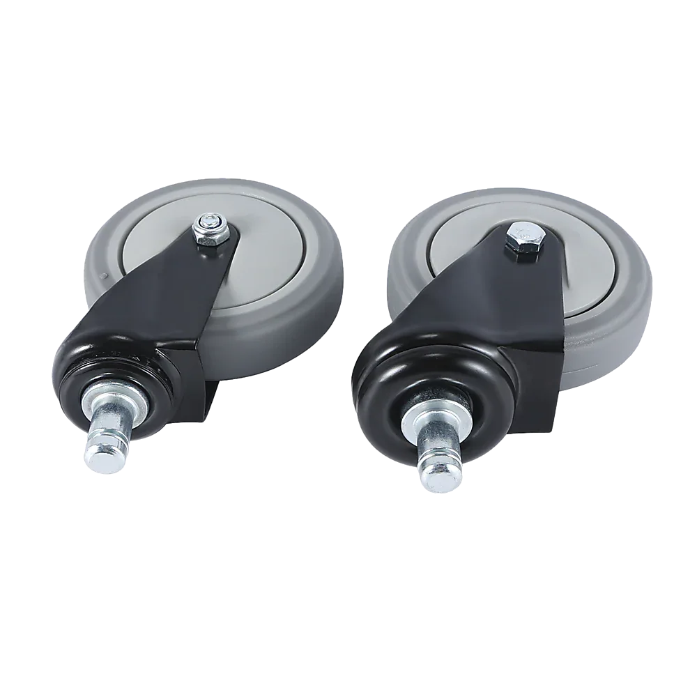 5x Office Chair Caster Wheels Set – Heavy Duty Universal Replacement for All Floors - Mekamart Australia