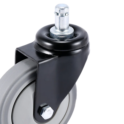 5x Office Chair Caster Wheels Set – Heavy Duty Universal Replacement for All Floors - Mekamart Australia