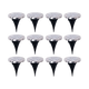 12x Solar Powered LED Buried Inground Recessed Light Garden Outdoor Deck Path - Mekamart Australia