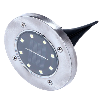12x Solar Powered LED Buried Inground Recessed Light Garden Outdoor Deck Path - Mekamart Australia