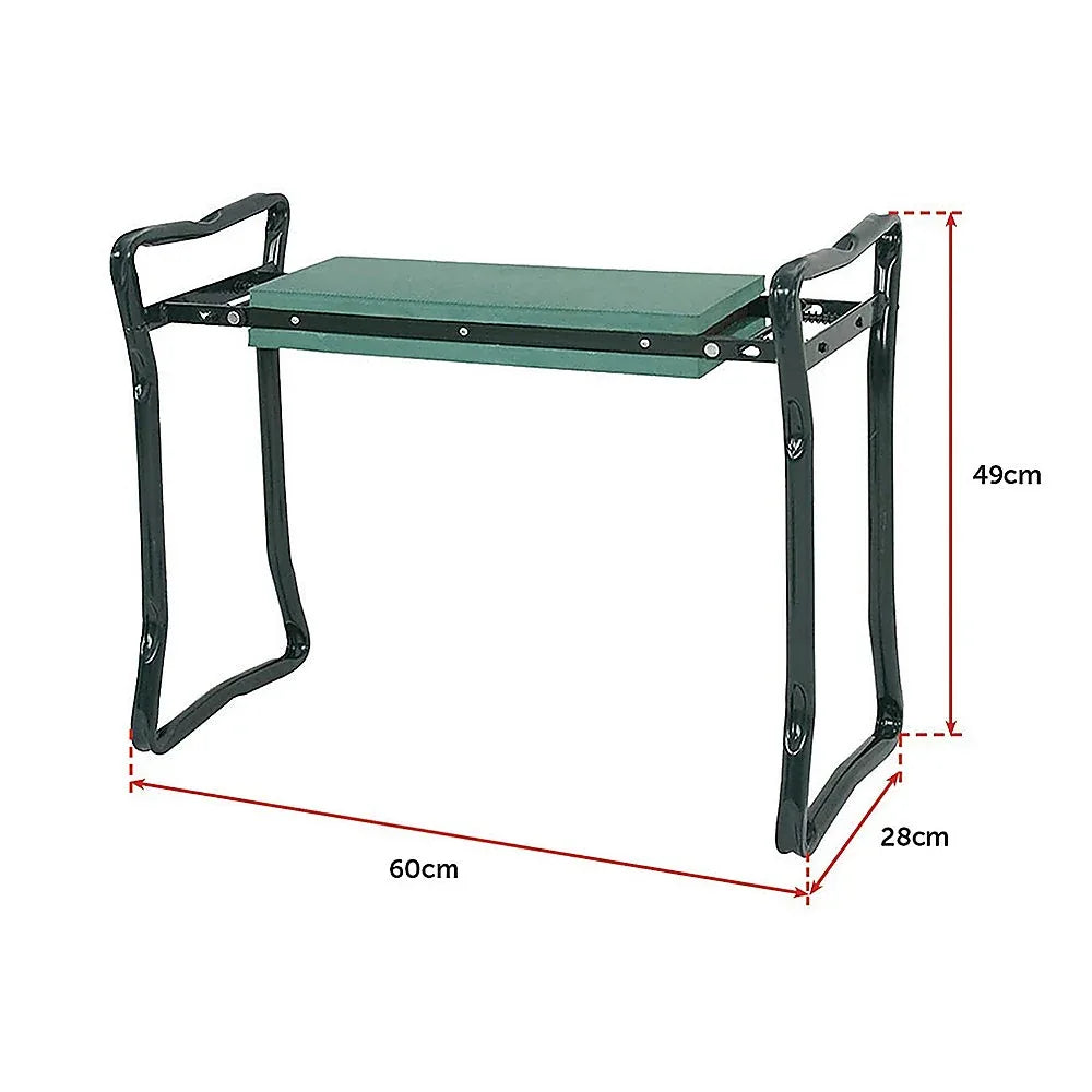 Garden Seat Folding Kneeler Bench Kneeling Soft Eva Pad - Mekamart Australia