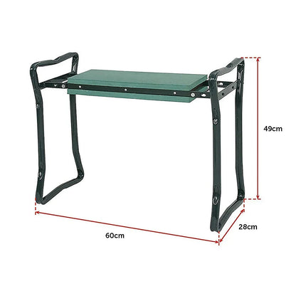 Garden Seat Folding Kneeler Bench Kneeling Soft Eva Pad - Mekamart Australia