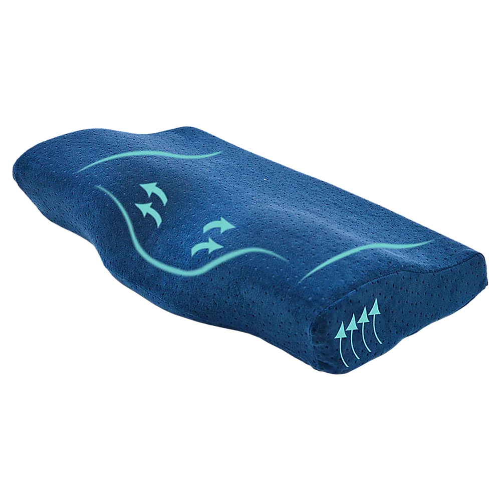 Memory Foam Neck Pillow Cushion Support Rebound Contour Pain Relief Health Care - Mekamart Australia