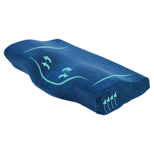 Memory Foam Neck Pillow Cushion Support Rebound Contour Pain Relief Health Care - Mekamart Australia