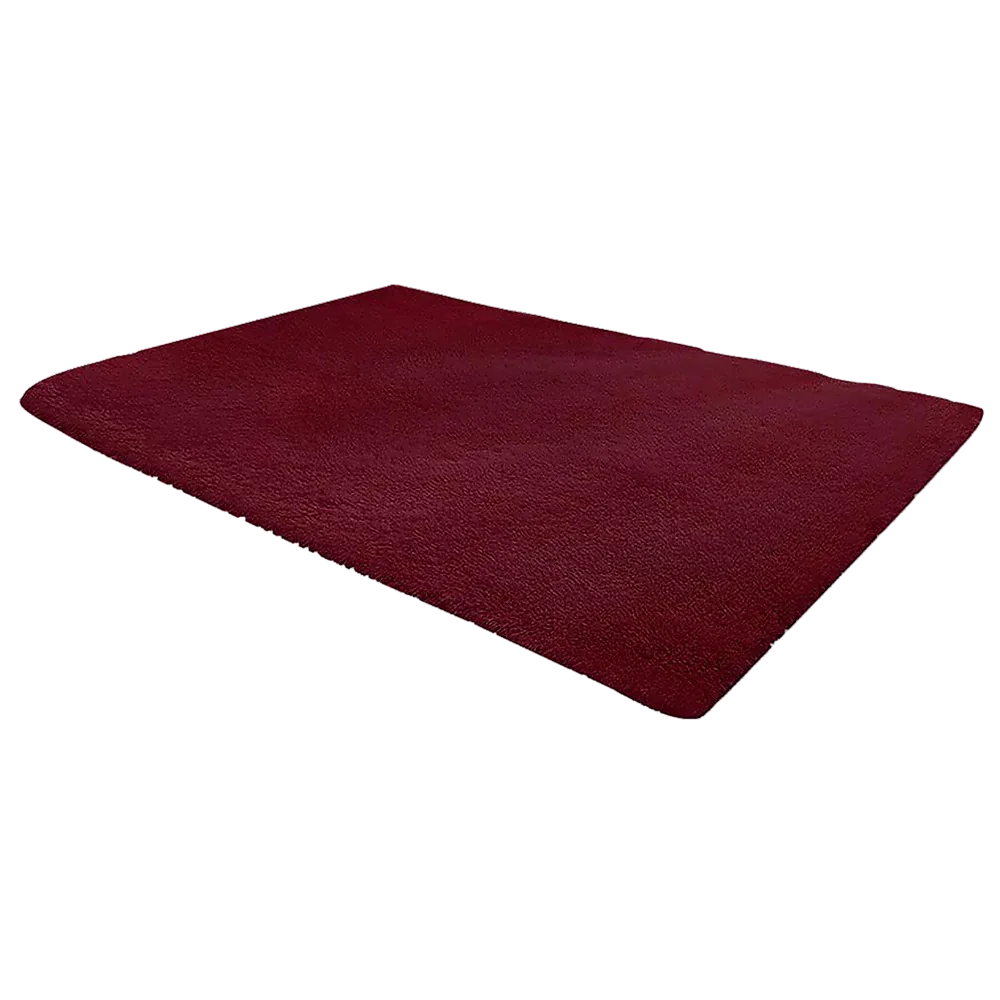 200x140cm Floor Rugs Large Shaggy Rug Area Carpet Bedroom Living Room Mat - Burgundy - Mekamart Australia
