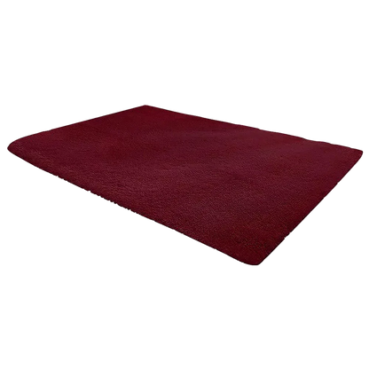 200x140cm Floor Rugs Large Shaggy Rug Area Carpet Bedroom Living Room Mat - Burgundy - Mekamart Australia