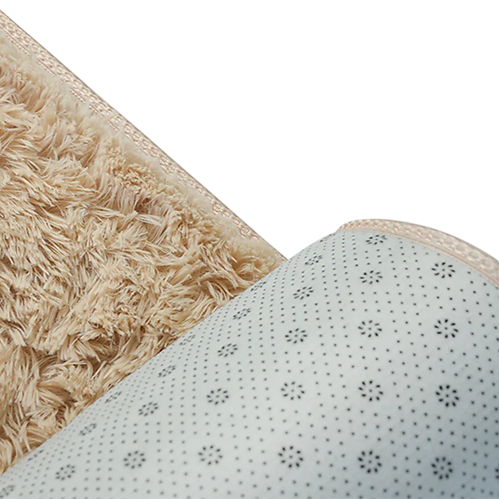 200x140cm Floor Rugs Large Shaggy Rug Area Carpet Bedroom Living Room Mat - Beige - Mekamart Australia