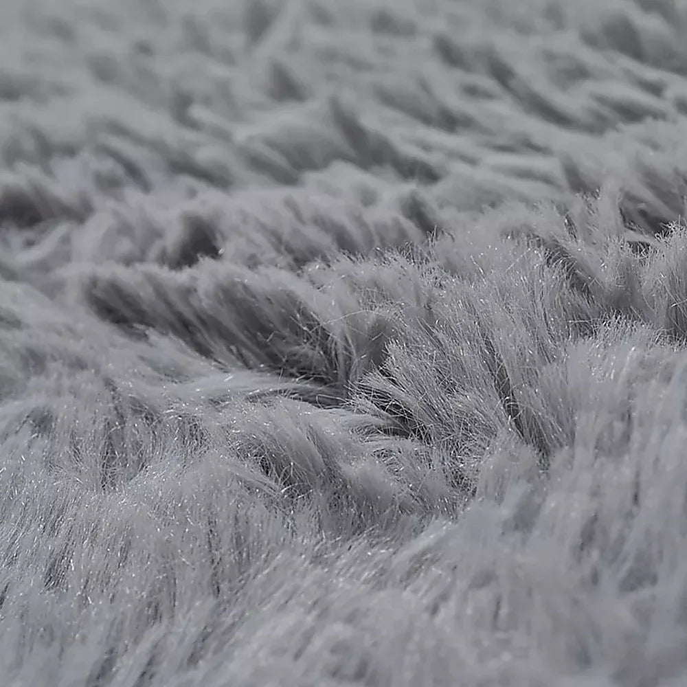 200x140cm Floor Rugs Large Shaggy Rug Area Carpet Bedroom Living Room Mat - Grey - Mekamart Australia