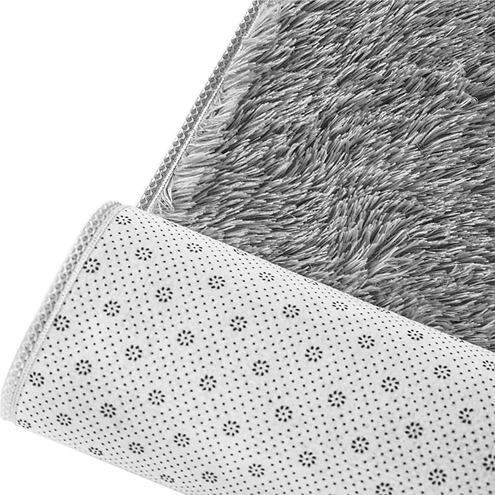 230x160cm Floor Rugs Large Shaggy Rug Area Carpet Bedroom Living Room Mat - Grey - Mekamart Australia
